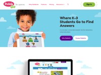 Desktop screenshot for pebblego.com