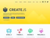 Desktop screenshot for createjs.com