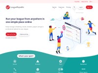 Desktop screenshot for leaguerepublic.com