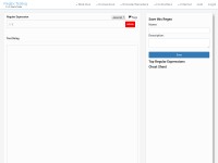 Desktop screenshot for regextester.com