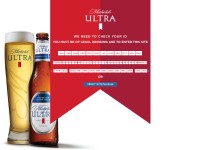 Desktop screenshot for michelobultra.com