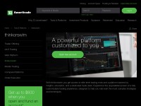 Desktop screenshot for thinkorswim.com