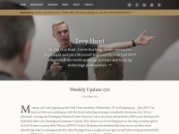 Desktop screenshot for troyhunt.com