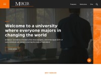 Desktop screenshot for mercer.edu