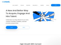 Desktop screenshot for comeet.co