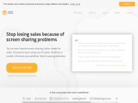 Desktop screenshot for meeting.is