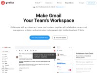 Desktop screenshot for gmelius.com