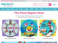 Desktop screenshot for birthdayexpress.com