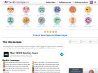 Desktop screenshot for thehoroscope.co