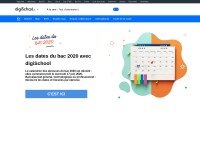 Desktop screenshot for digischool.fr