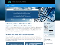 Desktop screenshot for pressreleasewriters.org