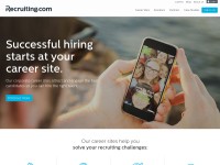 Desktop screenshot for recruiting.com