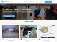 Desktop screenshot for pinshape.com