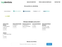 Desktop screenshot for topdentista.com