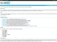 Desktop screenshot for thesubdb.com