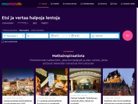 Desktop screenshot for momondo.fi