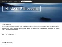 Desktop screenshot for allaboutphilosophy.org