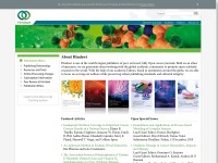 Desktop screenshot for hindawi.com
