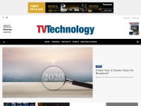 Desktop screenshot for tvtechnology.com