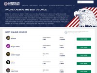 Desktop screenshot for americancasinoguide.com