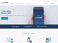 Desktop screenshot for livehealthonline.com
