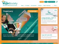 Desktop screenshot for vegansociety.com