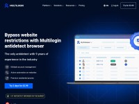 Desktop screenshot for multilogin.com