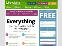 Desktop screenshot for mobymax.com