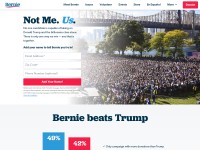Desktop screenshot for berniesanders.com