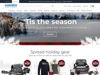 Desktop screenshot for ganderoutdoors.com