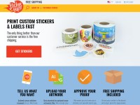 Desktop screenshot for stickergiant.com