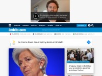 Desktop screenshot for ambito.com