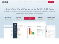 Desktop screenshot for ninjarmm.com