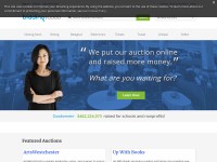 Desktop screenshot for biddingforgood.com