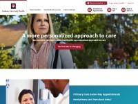 Desktop screenshot for iuhealth.org