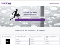 Desktop screenshot for just-jobs.com