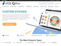 Desktop screenshot for customsticker.com