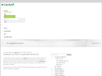 Desktop screenshot for clarifyip.com