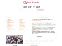 Desktop screenshot for used.forsale