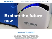 Desktop screenshot for horiba.com