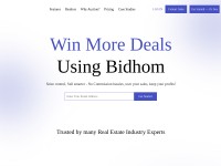 Desktop screenshot for bidhom.com