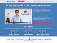 Desktop screenshot for awardwallet.com