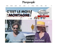 Desktop screenshot for purepeople.com
