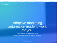 Desktop screenshot for vbout.com