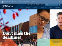 Desktop screenshot for gonzaga.edu