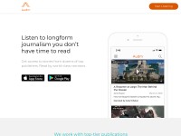 Desktop screenshot for audm.com