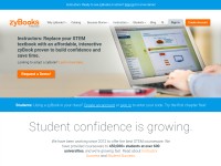 Desktop screenshot for zybooks.com