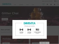 Desktop screenshot for davidstea.com
