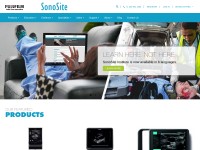 Desktop screenshot for sonosite.com