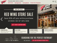Desktop screenshot for redwingshoes.com